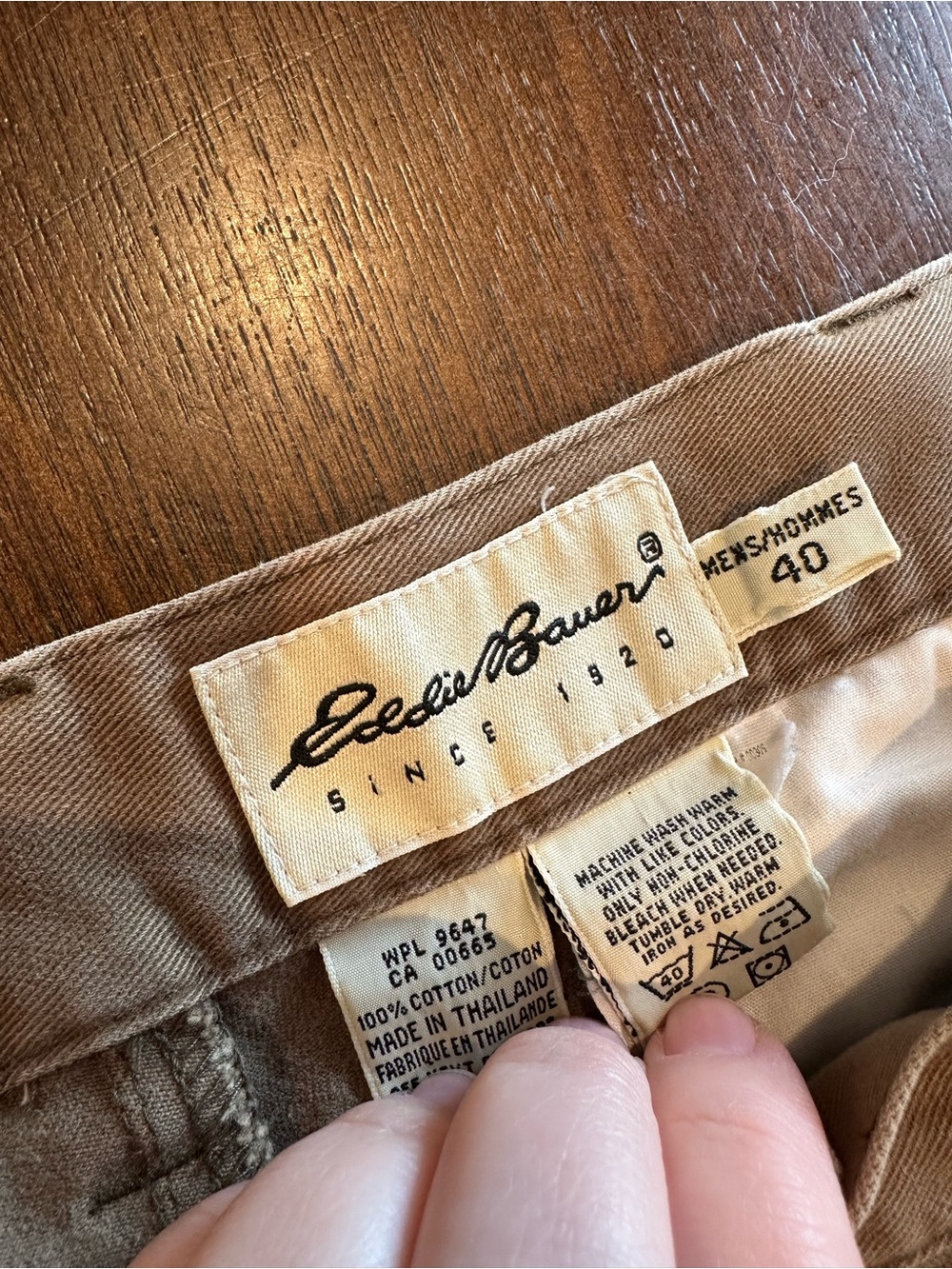 Men's Casual Chino Pants in Light Brown - Classic Fit